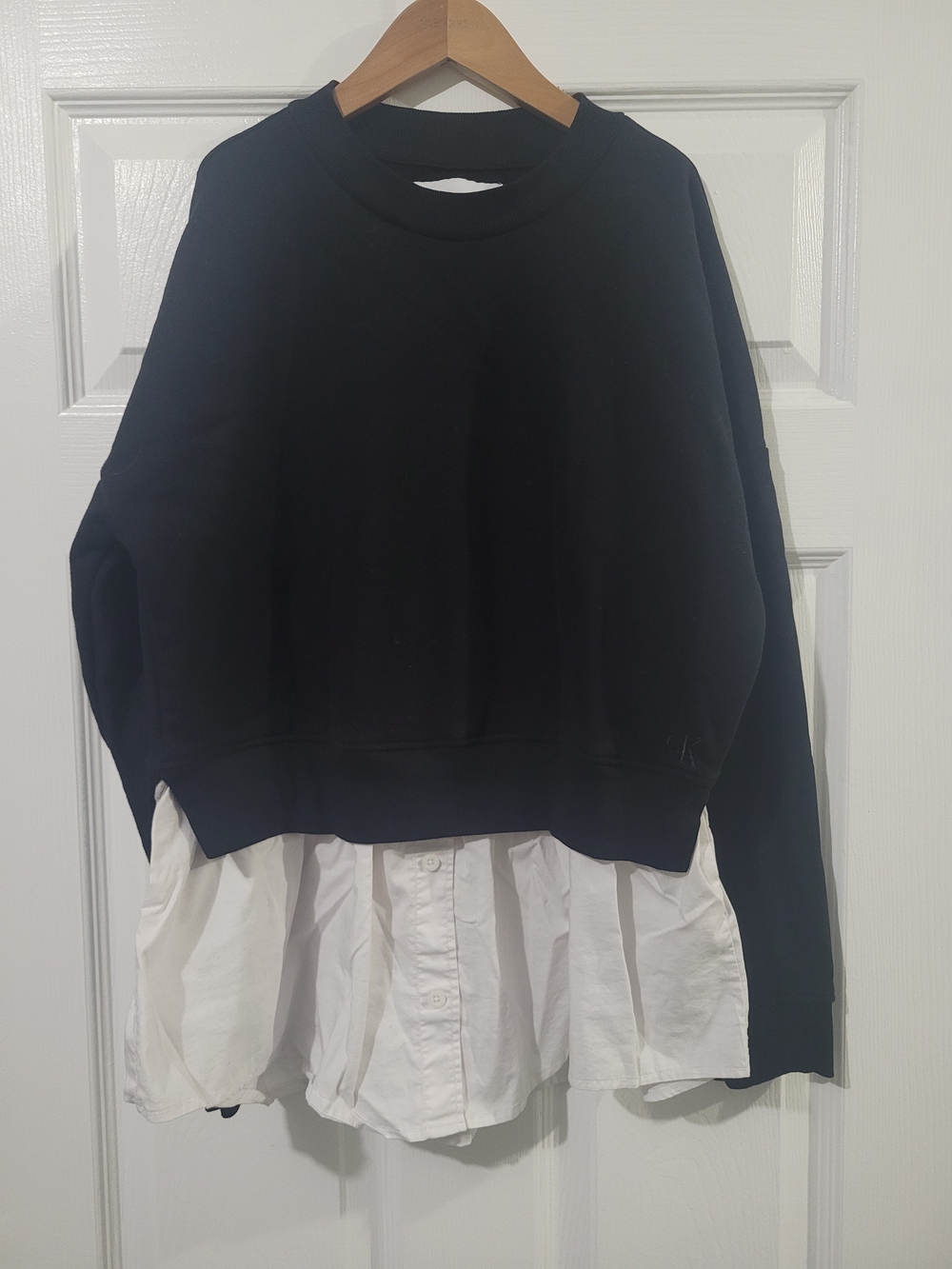 Calvin Klein Jeans 2-in-1 Sweatshirt Shirt Combo